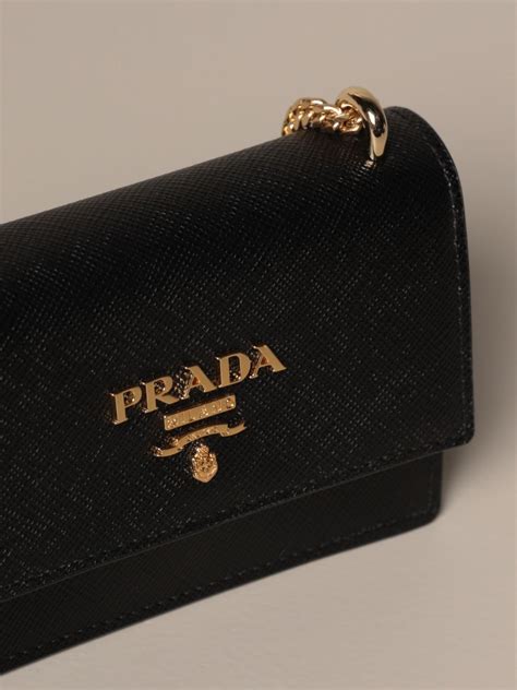 prada mini bag saffiano black|prada nylon crossbody bag small.